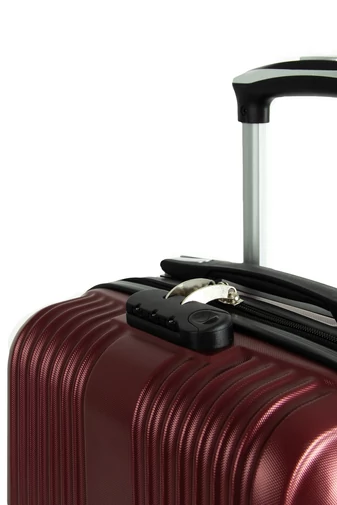 Bonluo palubný kufor Vínový bezplatne vhodný  do Wizzair (40x30x20cm)