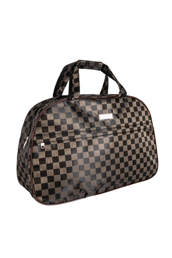BONLUO hnedá cestovná taška vyrobená z vodeodolného materiálu, Wizzair veľkosť (40x30x20cm)