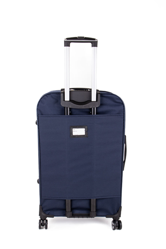 BESTY Súprava ultraľahkých modrých textilných kufrov