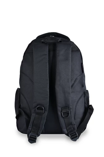 BONLUO čierny unisex batoh s viacerými priehradkami z polyesteru