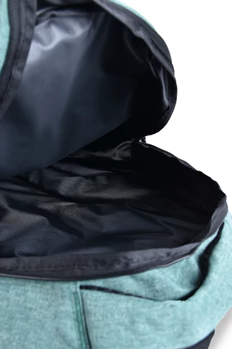 BONLUO svetlomodrý unisex batoh s viacerými priehradkami z polyesteru