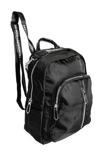 BONLUO čierny malý batoh/taška na rameno z vodotesného materiálu