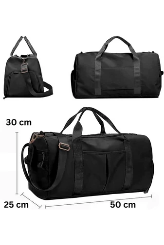 Bonluo čierna cestovná taška s jednou priehradkou na topánky Veľkosť 50*25*30cm