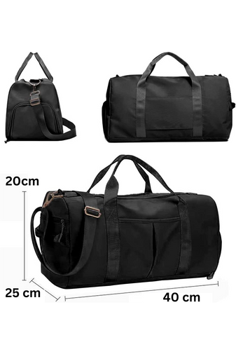 Bonluo čierna cestovná taška s jednou priehradkou na topánky WIZZAIR RYANAIR Veľkosť 40*25*20cm