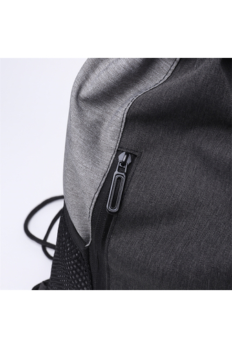 Bonluo sivá/čierna športová taška s priestorom pre slúchadlá