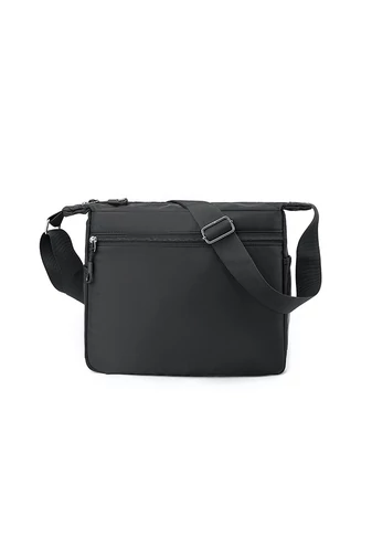 Bonluo  pánska čierna crossbody taška vyrobená z vodeodolného materiálu