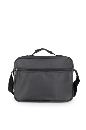 Bonluo Čierna crossbody taška pre mužov vyrobená z vodeodolného materiálu Veľkosť (26*33*11cm)