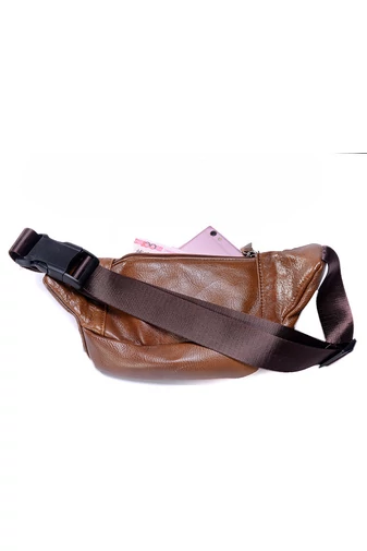 Bonluo tmavohnedá pánska ľadvinka vyrobená z prírodnej kože Veľkosť 13*33*10cm