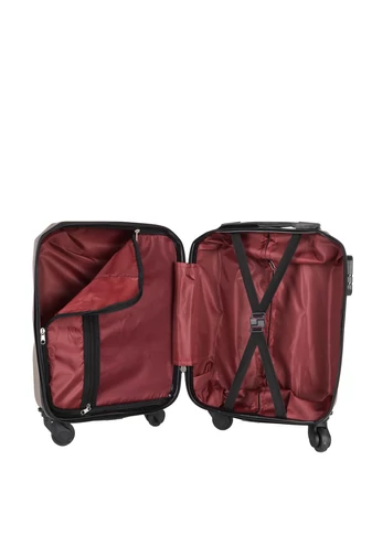 Bonluo Pevný kufor sivý s odnímateľnými kolieskami Wizzair Veľkosť 40*30*20cm