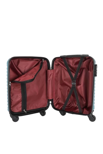 Bonluo Pevný kufor modrý Wizzair s odnímateľnými kolieskami (40*30*20cm)