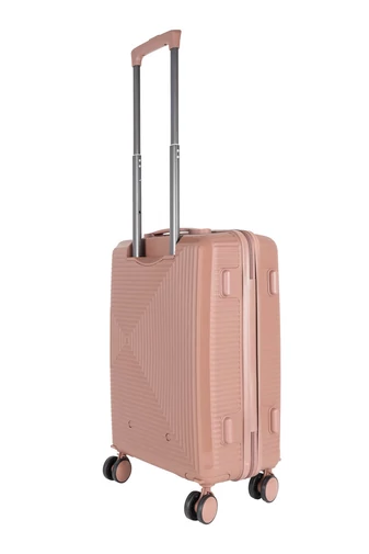 JONY Rosegold polypropylénový kufor s odnímateľnými kolieskami Veľkosť (50*35*20cm)