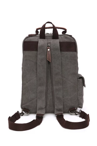 Bonluo Unisex sivý Batoh/Crossbody taška veľkosť 33*29*11cm