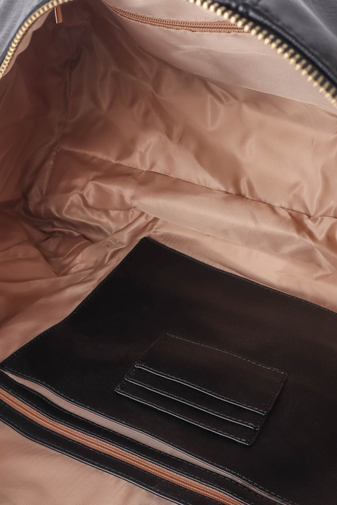 Bonluo Čierna cestovná taška z imitácie kože veľkosť (48x36x17cm)