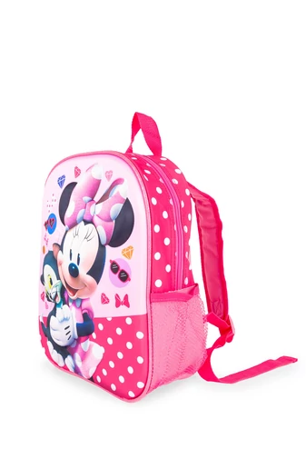 Minnie Bonluo Ružový Detský ruksak , rozmery 30*27*9 cm