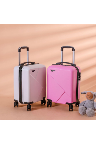 Bonluo Mini ružový bezplatnný príručný kufor veľkosti Wizzair 40*30*20cm