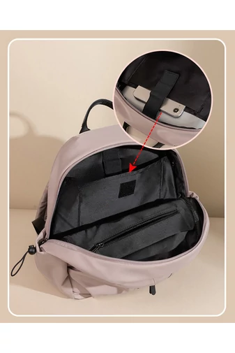 Bonluo čierny ruksak prémiovej kvality s USB kontaktom vyrobený z vodeodolného materiálu Veľkosť 40x35x15 cm