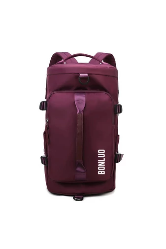 Bonluo purpurová cestovná taška / batoh z nepremokavého materiálu, rozmery Wizzair (40*30*20cm) prémiová kvalita