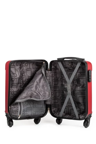Hachi vínový kufor s pevnými stenami Veľkosť Wizzair (40*30*20cm)