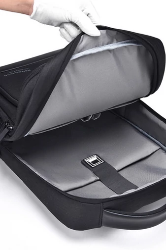 Bonluo Sivý batoh s viacerými vreckami a USB priestorom Veľkosť Wizz-air (40x20x30cm)