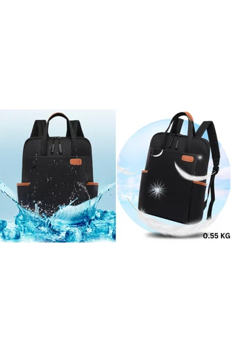 Čierny vodotesný batoh Bonluo s možnosťou pripevnením na kufor Veľkosť 37*29*12cm