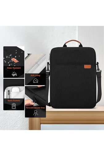 Čierna taška na notebook Bonluo Veľkosť 34*26*7cm