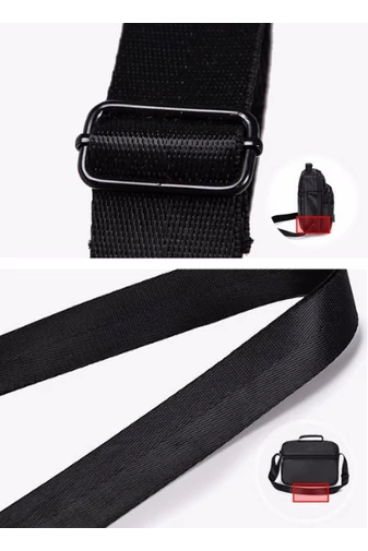Čierna crossbody taška Bonluo z pravej kože veľkosť (23*26*10cm)