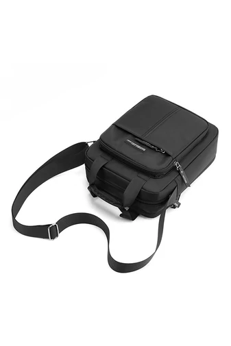 Čierna nepremokavá crossbody taška Bonluo veľkosť (32*25*13cm)