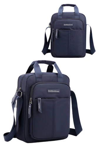 Tmavomodrá nepremokavá crossbody taška Bonluo veľkosť (32*25*13cm)
