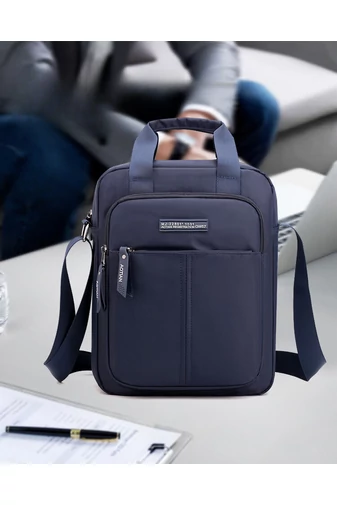 Tmavomodrá nepremokavá crossbody taška Bonluo veľkosť (32*25*13cm)