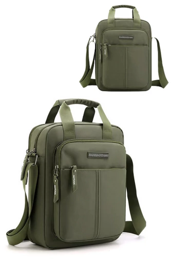 Zelená nepremokavá crossbody taška Bonluo veľkosť (32*25*13cm)