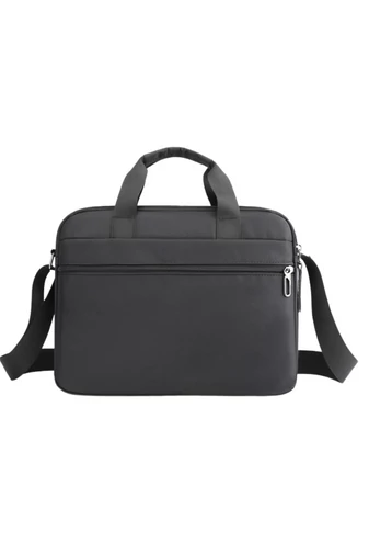 Čierna taška na notebook a crossbody taška Bonluo vyrobená z nepremokavého materiálu Malá veľkosť (25*32*12 cm)