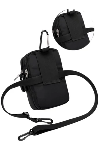 Fialová Crossbody taška Bonluo Unisex vyrobená z vodotesného materiálu Veľkosť (18*10*6cm)