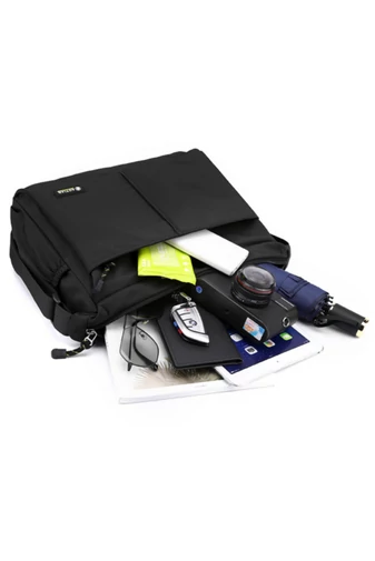 Tmavomodrá crossbody taška Bonluo pre mužov vyrobená z vodotesného materiálu Veľkosť (25*33*13cm)