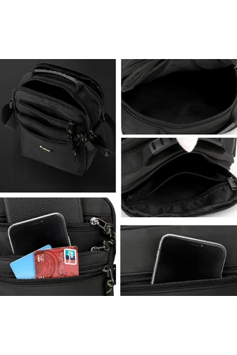 Modrá pánska Crossbody taška Bonluo z nepremokavého materiálu Veľkosť (25*21*8cm)