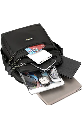 Modrá pánska Crossbody taška Bonluo z nepremokavého materiálu Veľkosť (25*21*8cm)