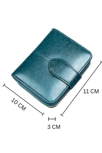 Dámska vínovočervená mini peňaženka Bonluo z prírodnej kože (11*10*3cm)