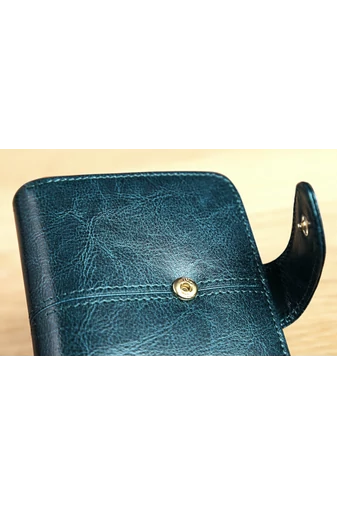 Dámska vínovočervená mini peňaženka Bonluo z prírodnej kože (11*10*3cm)