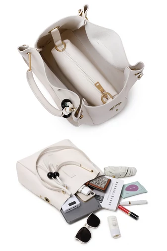Bonluo súprava Hnedých kabeliek - cez rameno, crossbody a príležitostná (3ks)