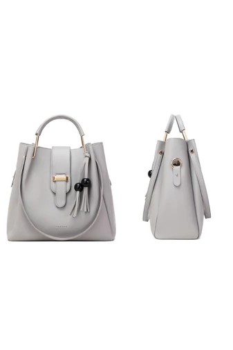 Bonluo súprava sivých kabeliek - cez rameno, crossbody a príležitostná (3ks)