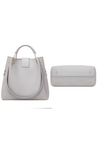 Bonluo súprava sivých kabeliek - cez rameno, crossbody a príležitostná (3ks)