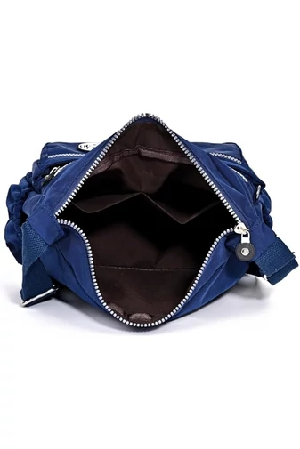 Bonluo kávová-hnedá Crossbody kabelka vyrobená z nepremokavého materiálu Veľkosť 22*29*12 cm