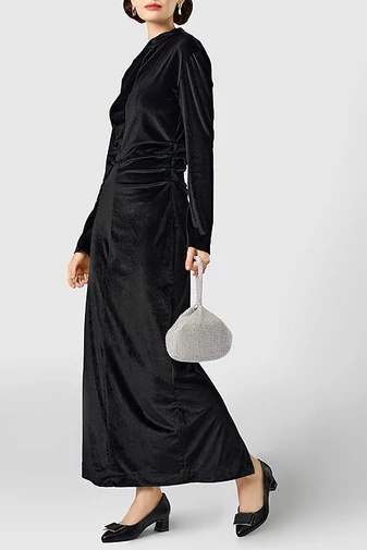 Elegantná malá strieborná kabelka Bonluo