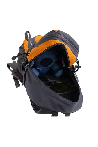 Červený turistický batoh z vodeodolného materiálu Rozmery 53*32*22cm Bonluo