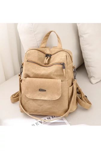 Bonluo Khaki-béžový ruksak vyrobený z vodeodolného materiálu Veľkosť 29*30*17cm