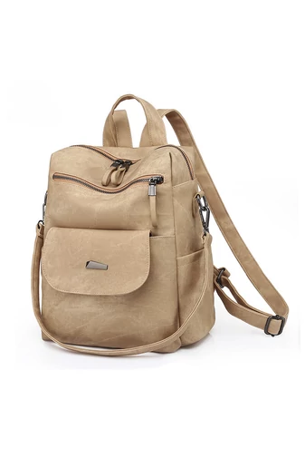 Bonluo Khaki-béžový ruksak vyrobený z vodeodolného materiálu Veľkosť 29*30*17cm