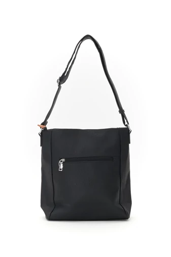 Čierna dámska crossbody kabelka Bonluo z PU kože 29*24*9cm