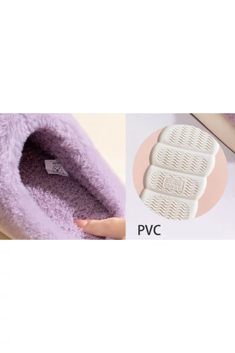 Nadýchané papuče Kuromi Ultra-mäkké s protišmykovou PVC podrážkou Pohodlie a štýl pre relaxačné dni (34-35)