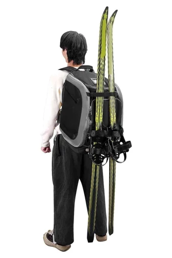 Sivý/čierny lyžiarsky multifunkčný batoh Bonluo vyrobený z Oxford materiálu Veľkosť (50*33 cm)