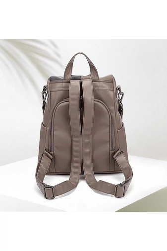 Khaki štýlový batoh Bonluo z imitácie kože Veľkosť (33*32*14cm)