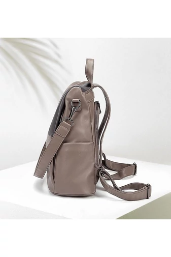 Khaki štýlový batoh Bonluo z imitácie kože Veľkosť (33*32*14cm)